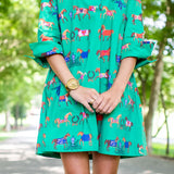 House of MBR High Horse Shirt Dress Short