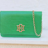 Bryn Clutch/Crossbody Kelly Green