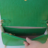 Bryn Clutch/Crossbody Kelly Green