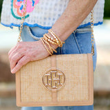 Cecilia Circle Handbag Lattice
