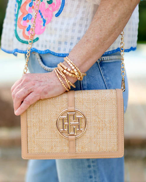 Cecilia Circle Handbag Lattice
