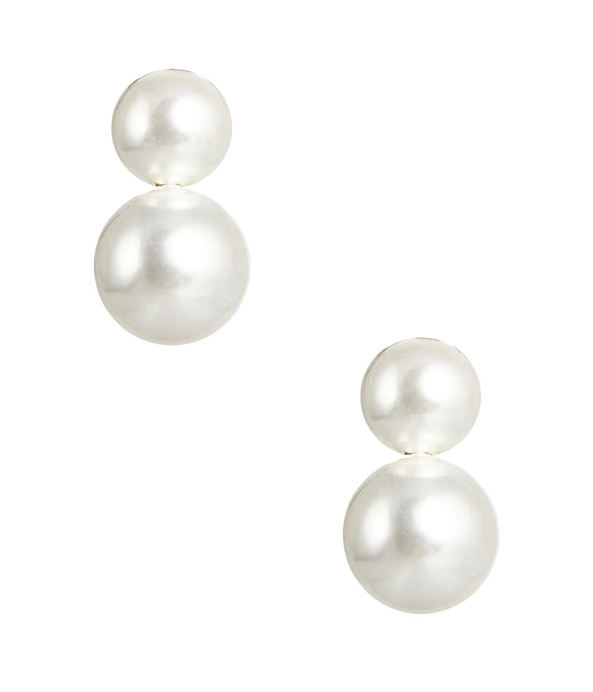 Audrey-Double Pearl Earring