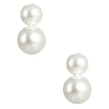 Audrey-Double Pearl Earring