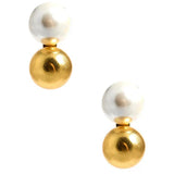 Belle Mixed- Pearl &Gold Earring