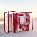 Case Mate Clear Cherry Gingham Eyelet Ruffle