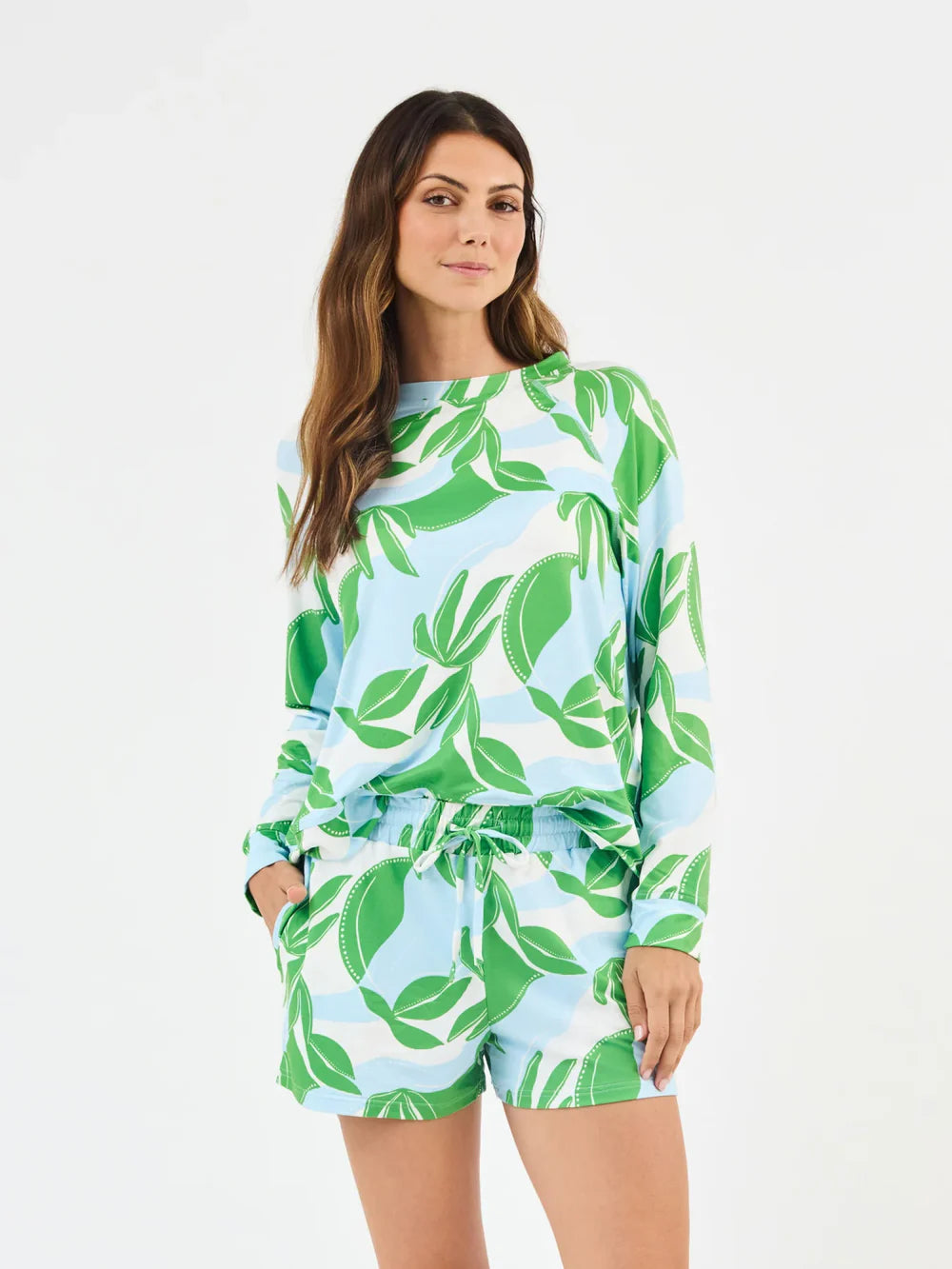Mary Square In The Shade- Pajama Annie Short Set