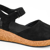Corkys All In Black Faux Suede