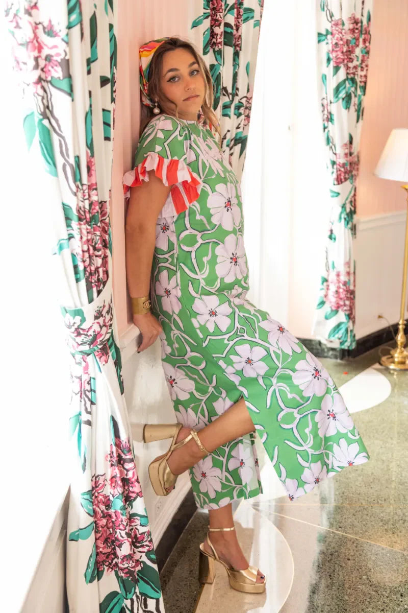 House of MBR Palm Green Poppy Long