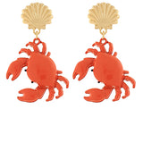 Crab Dangle Earrings