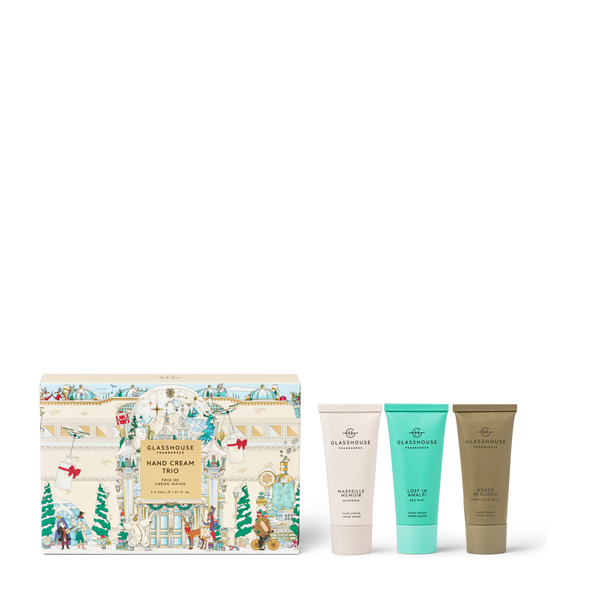 Glasshouse Hand Cream Trio