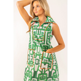 House of MBR Greek Heiress Sundress Cassidy Short