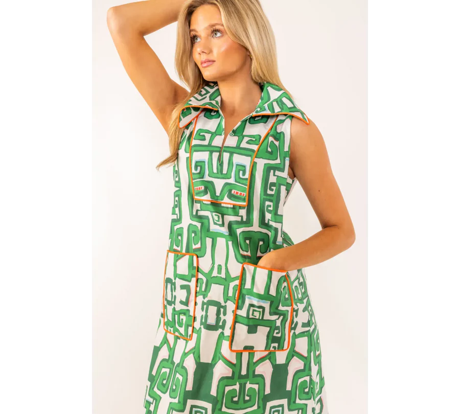 House of MBR Greek Heiress Sundress Cassidy Short
