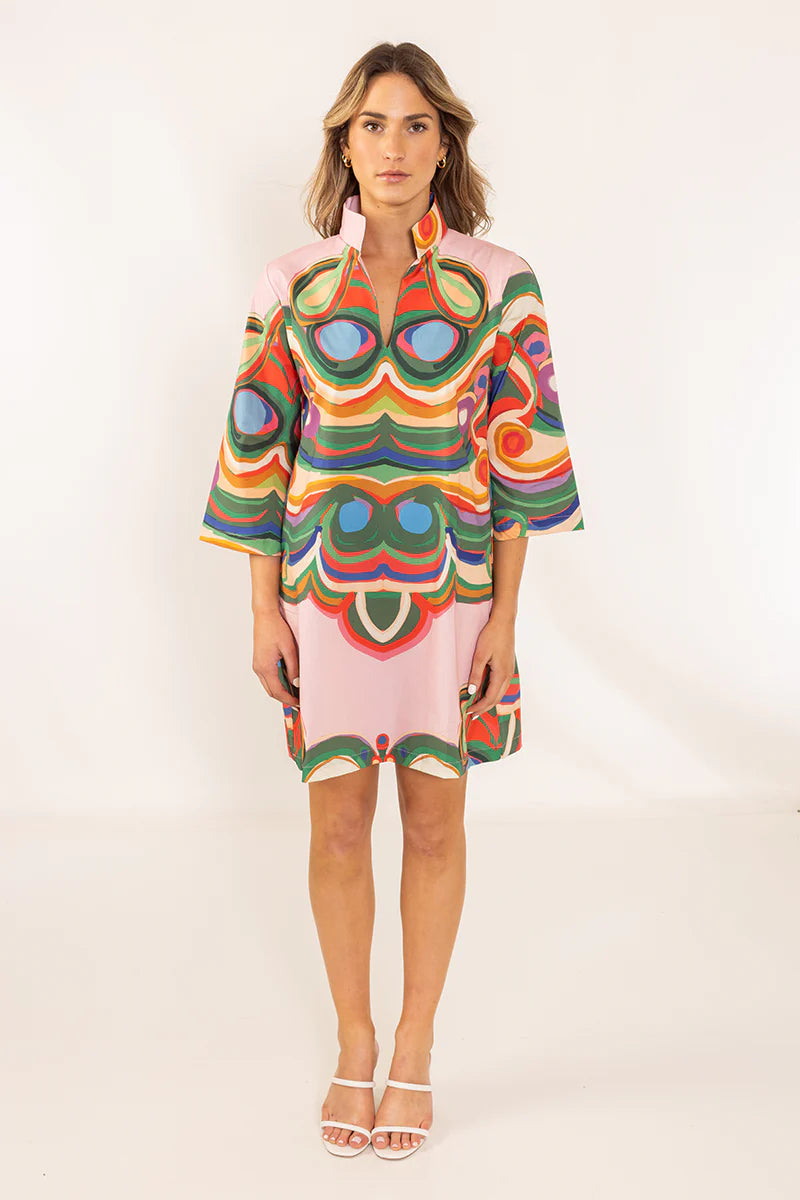 House of MBR  Venice Bouvier Short Dress