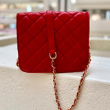 Caroline Hill Evelyn Crossbody in Red