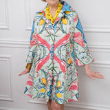 House of MBR Mint Chinois Shirt Dress