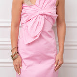 Pink Lilac Bow Dress