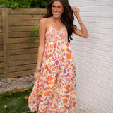 Pink Multi-Flower Sundress
