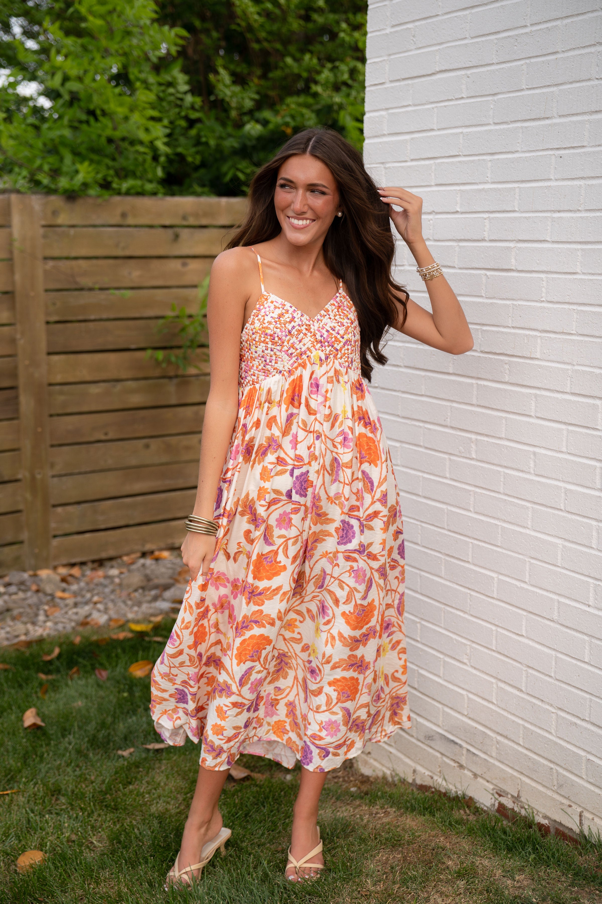 Pink Multi-Flower Sundress