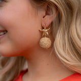 Golden Starfish Earrings