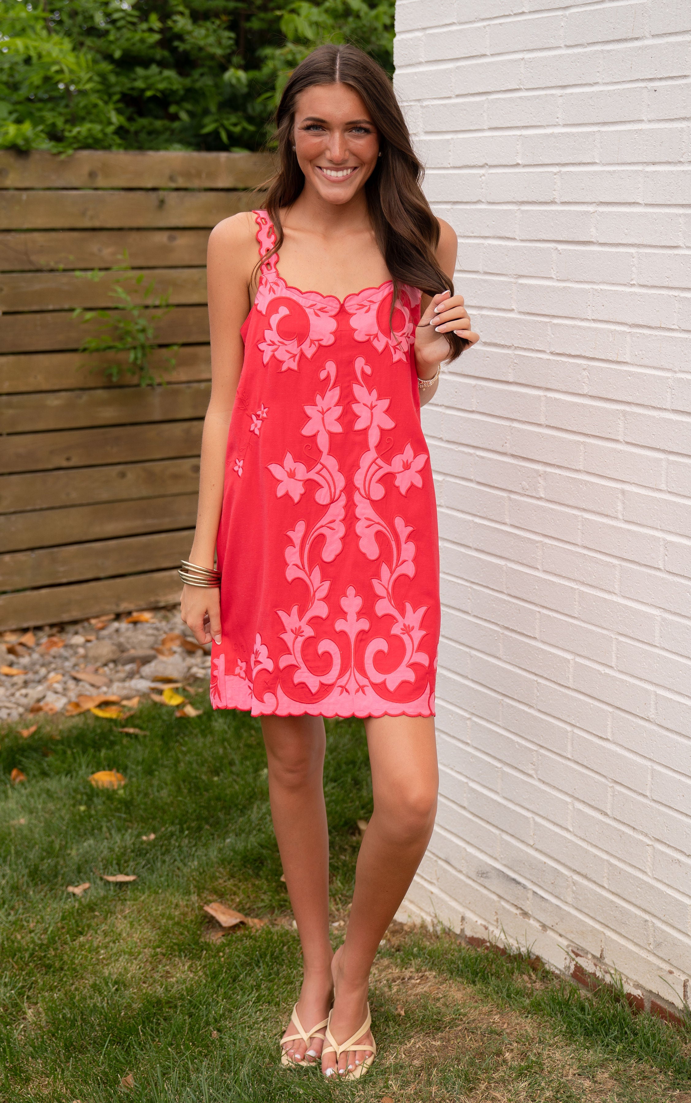 Hot Pink Havana Mini Shift Dress Simply Chic Hot Pink Havana Mini Shift Dress Simply Chic