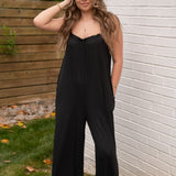 Z Supply Day Off Jumpsuit Black