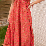 Free People Tart Berry Maxi Dress