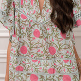 Flutter Sleeve Floral Top