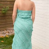 Endless Rose Teal Strapless Dress