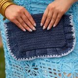 Shiraleah Navy Arabella Zip Pouch