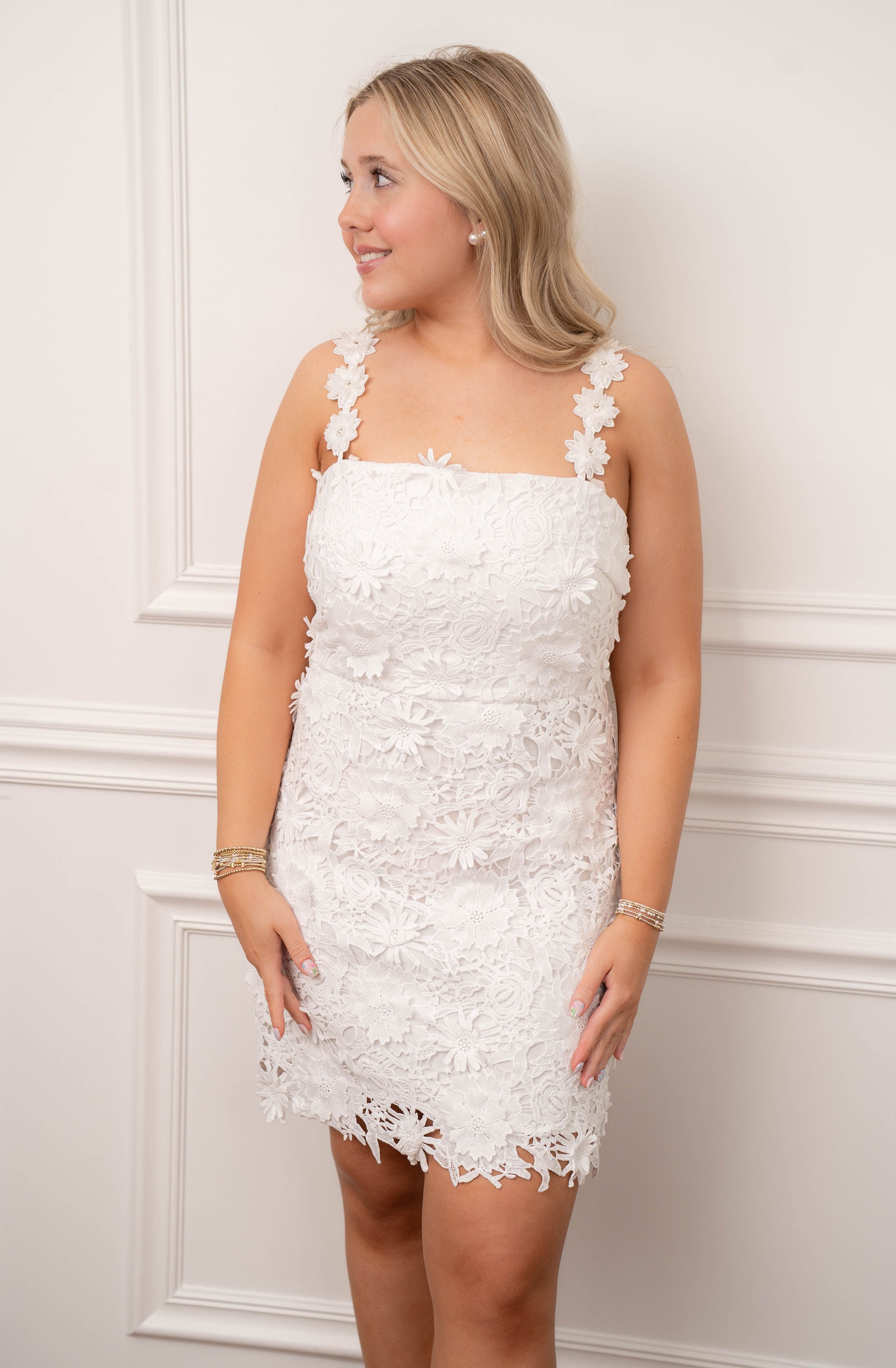 Daisy Applique Dress