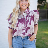 Autumn Floral Top