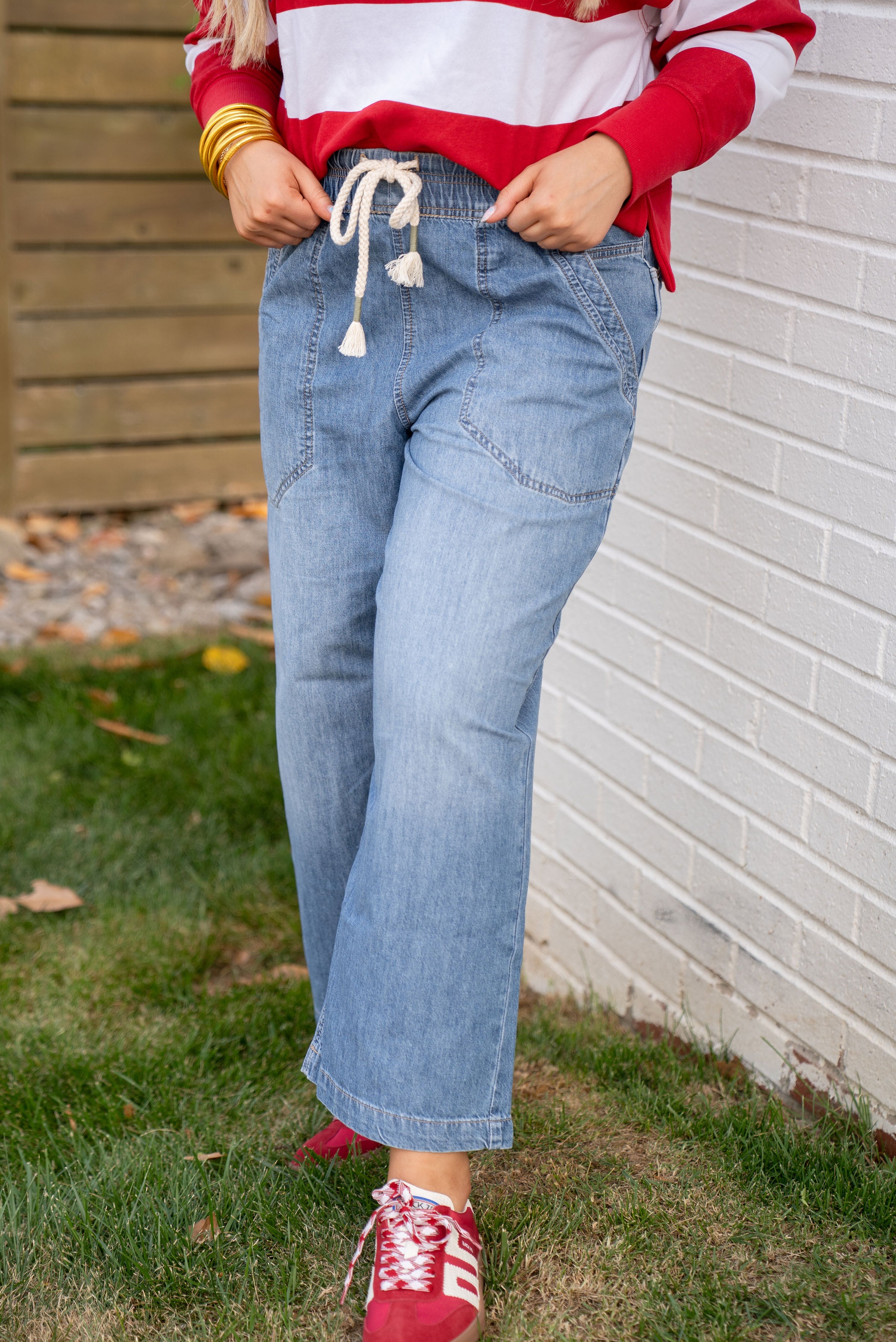 Free People No Problem Blue Jeans