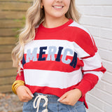 America Stripe Relaxed Sweatshirt