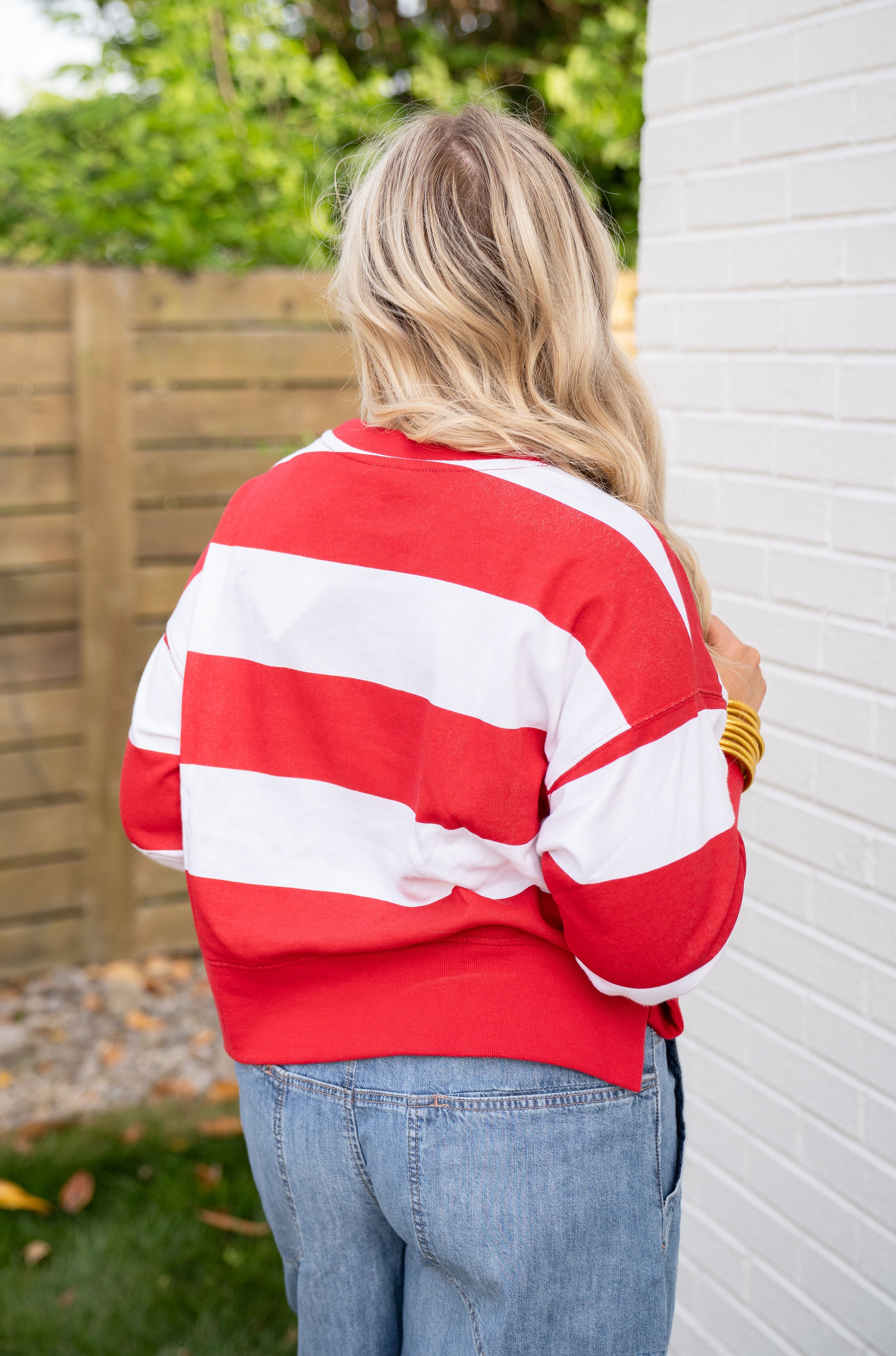 America Stripe Relaxed Sweatshirt