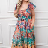 Free People Soft Tropic Combo Dress