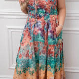 Free People Soft Tropic Combo Dress