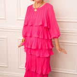 JOH Hot Pink Ruffle Top