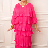 JOH Hot Pink Ruffle Top