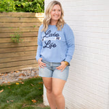 Shiraleah Blue Lake Life Sweater