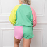 Queen of Sparkles Colorblock Shorts