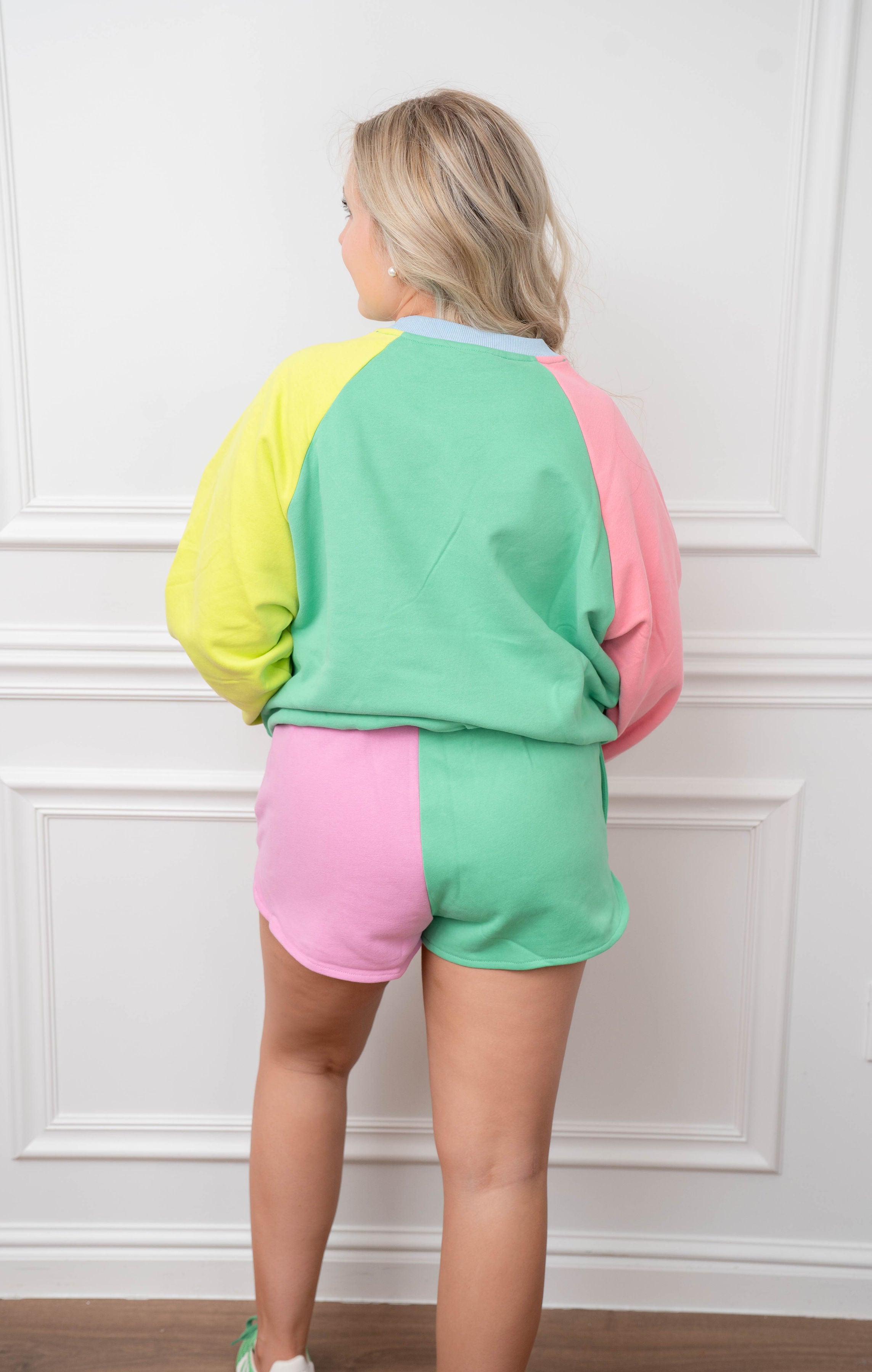 Queen of Sparkles Colorblock Shorts