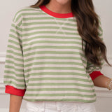 The Easy Weekend Stripe Top