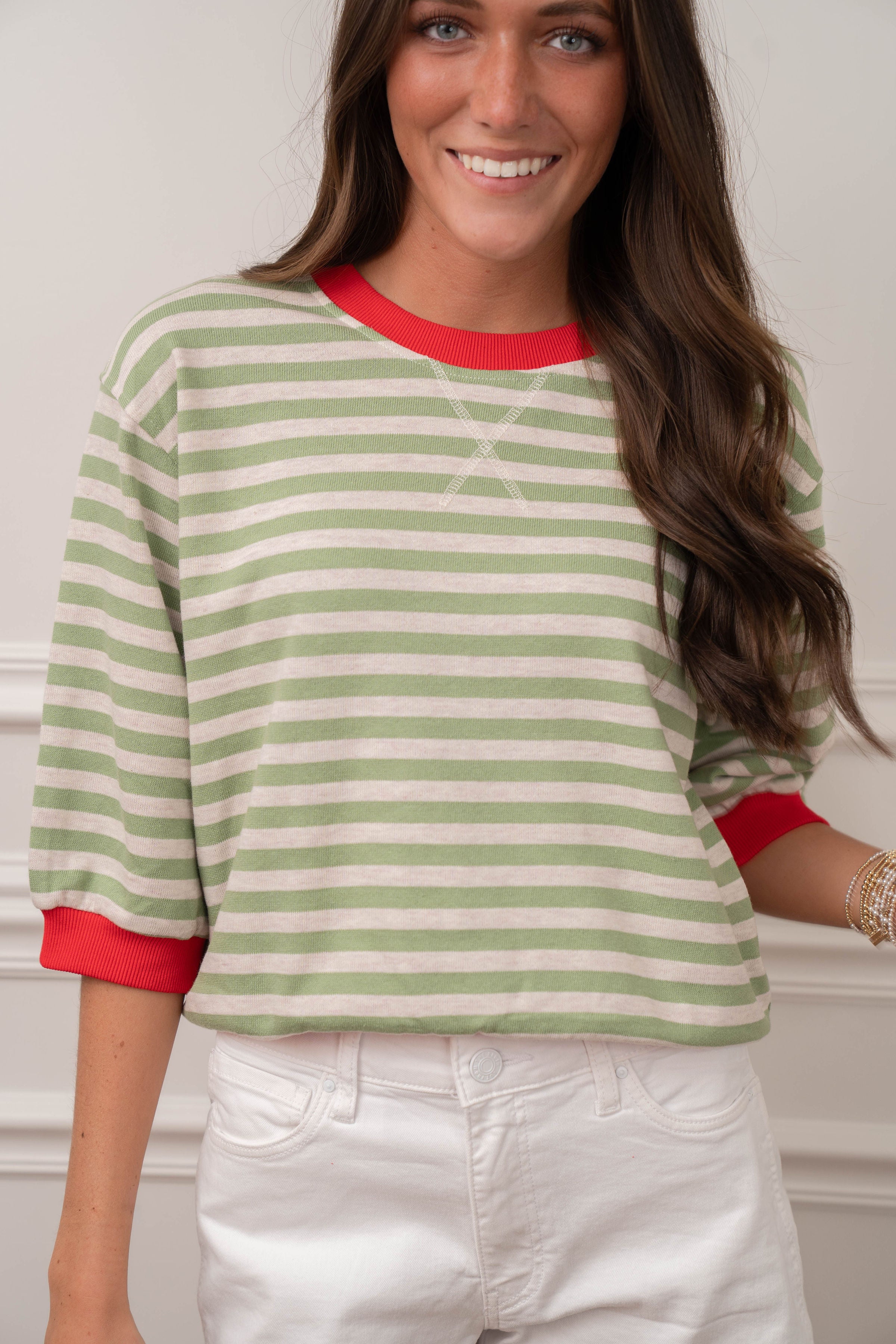 The Easy Weekend Stripe Top