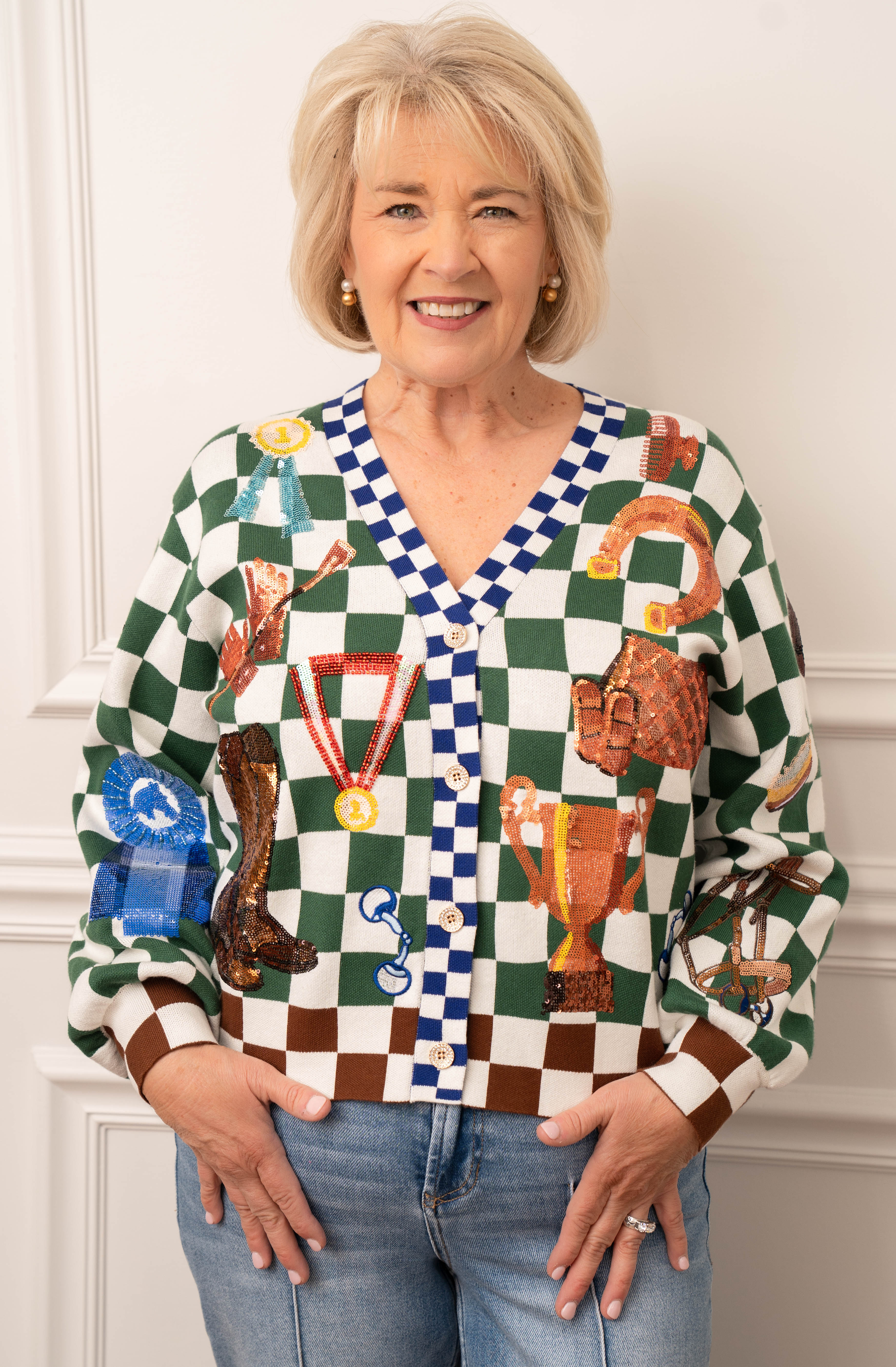 Queen of Sparkles Derby Icon Sweater SALE!