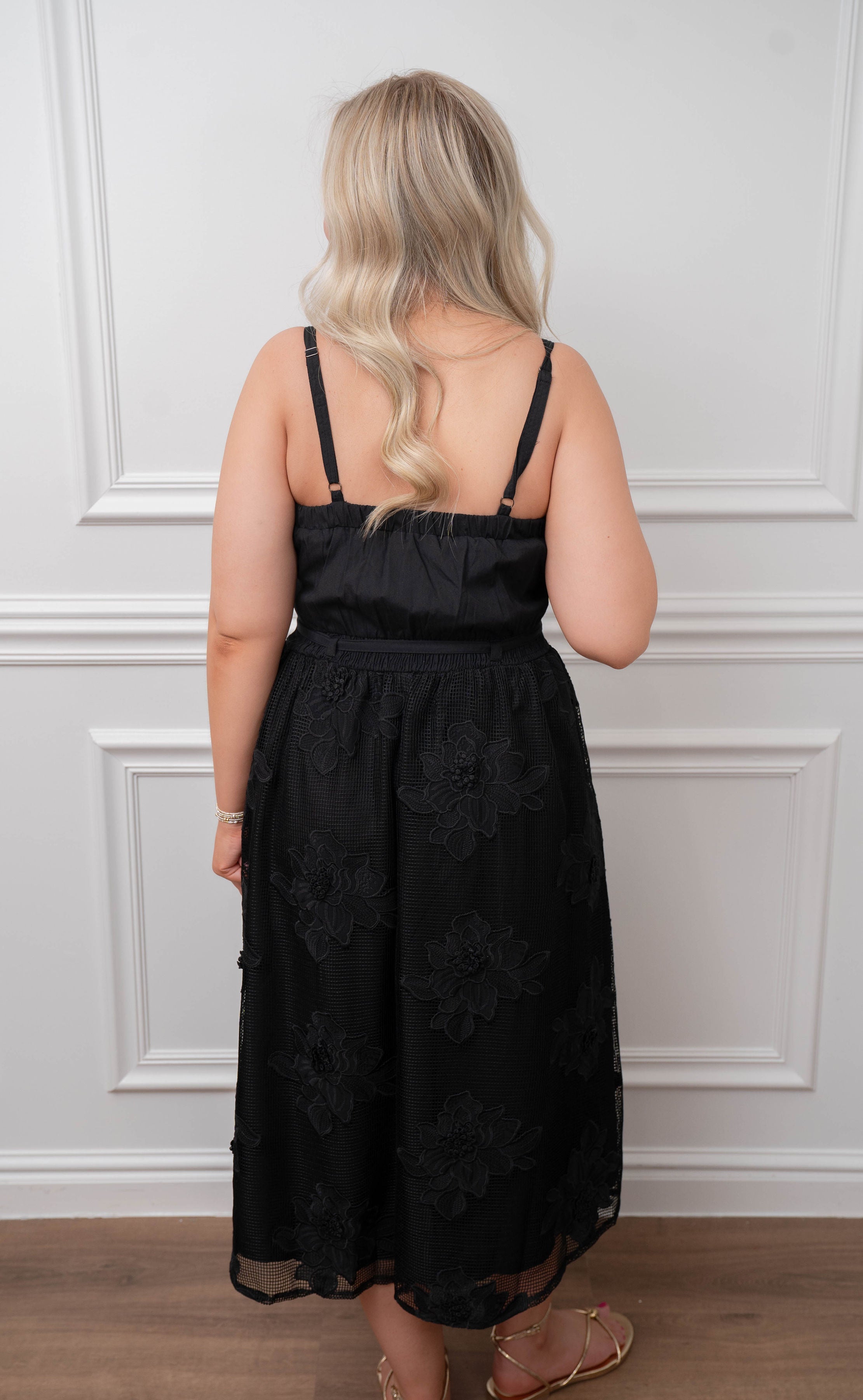 Midnight Floral Dress