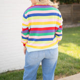 Queen of Sparkles Multi Stripe School Book
