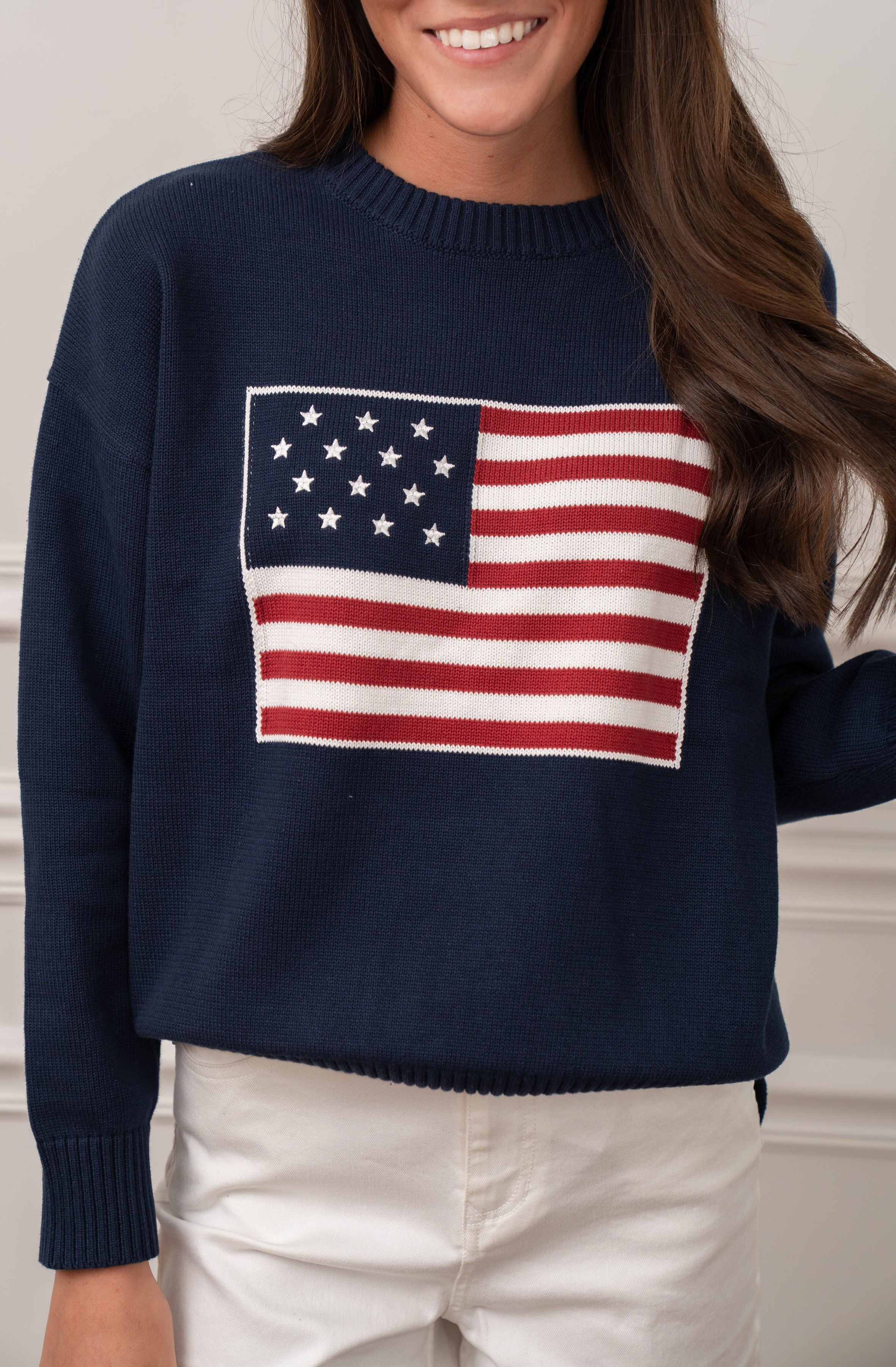 American Flag Sweater