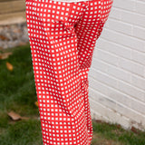 Red Plaid Pant