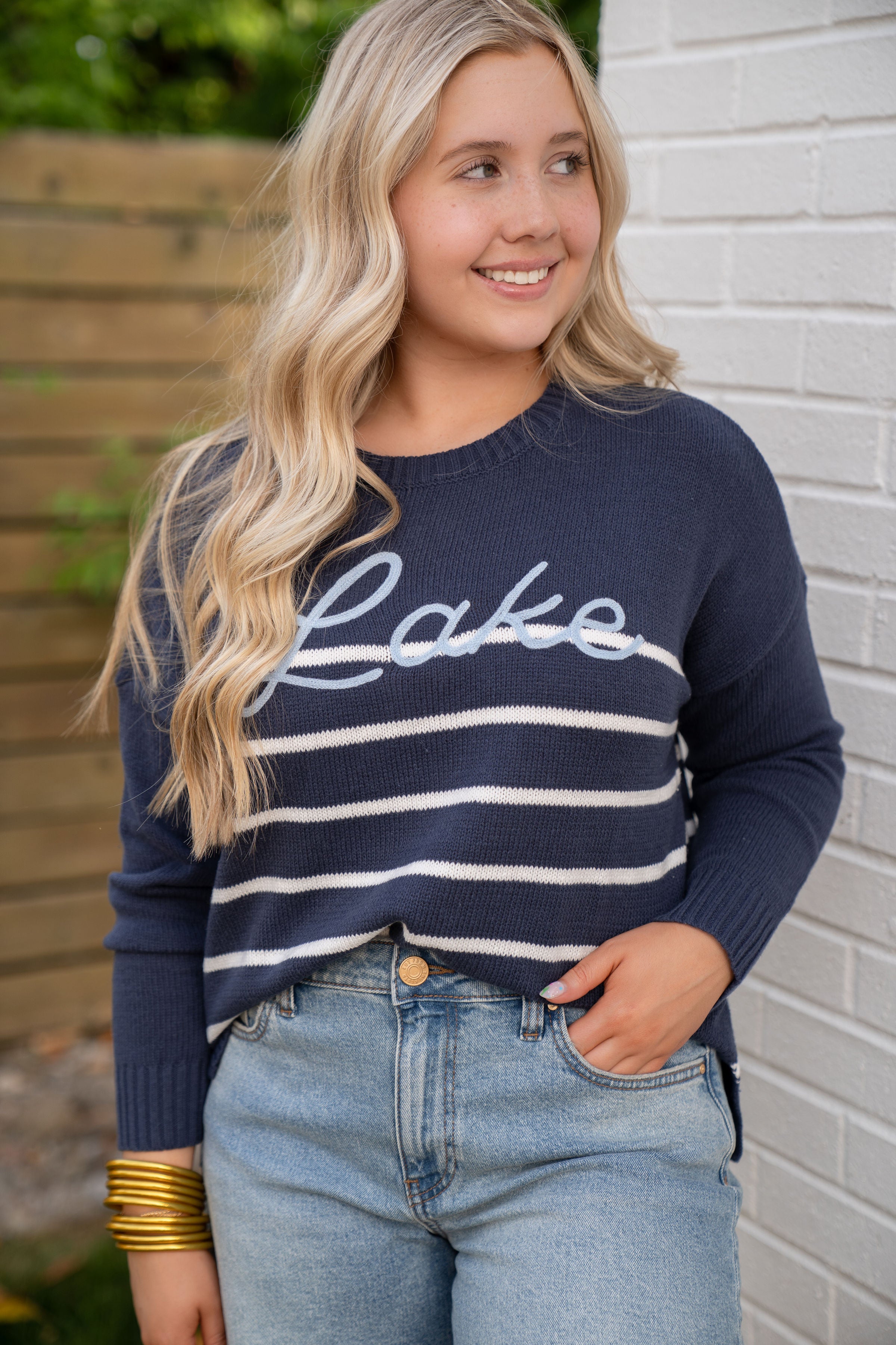 Shiraleah Navy Lake Sweater
