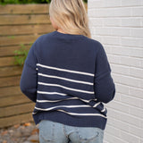 Shiraleah Navy Lake Sweater